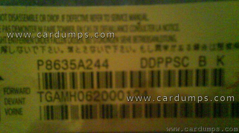 Mitsubishi Lancer 2011 airbag 25640 P8635A244