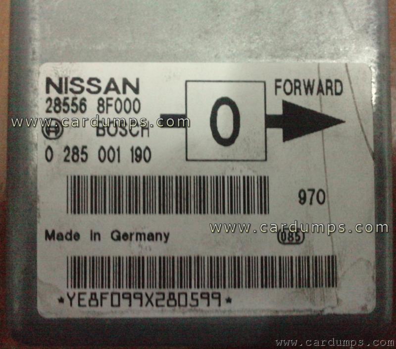 Nissan Terrano airbag 68HC11E20 28556 8F000 Bosch 0 285 001 190