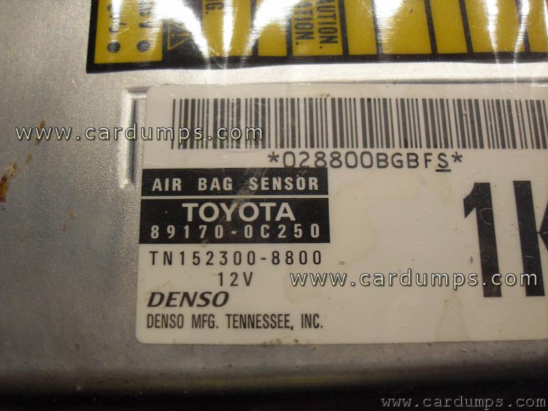 Toyota Tundra 2004 airbag 93c56 89170-0C250 Denso 152300-8800