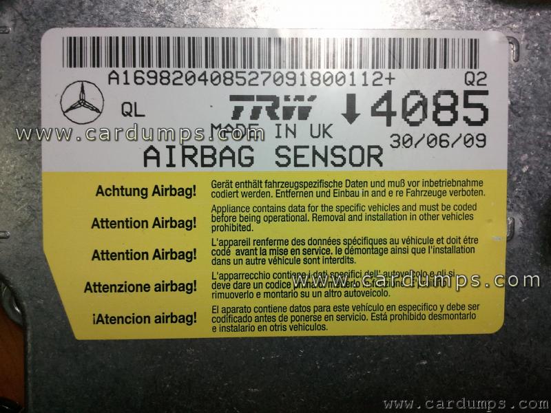 Mercedes W169 airbag 25320 A 169 820 40 85 27091800112