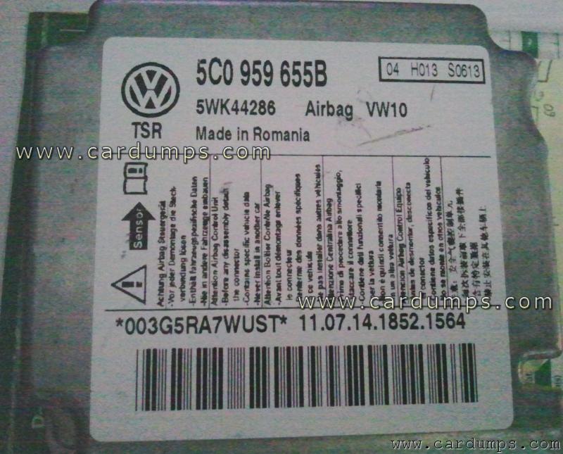 Volkswagen Golf VI airbag 95640 5C0 959 655 B 5WK44286 VW10