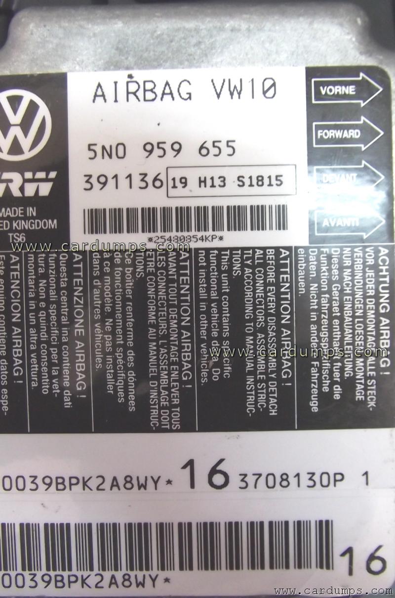 Volkswagen Passat airbag 95640 5N0 959 655 TRW 391136 VW10