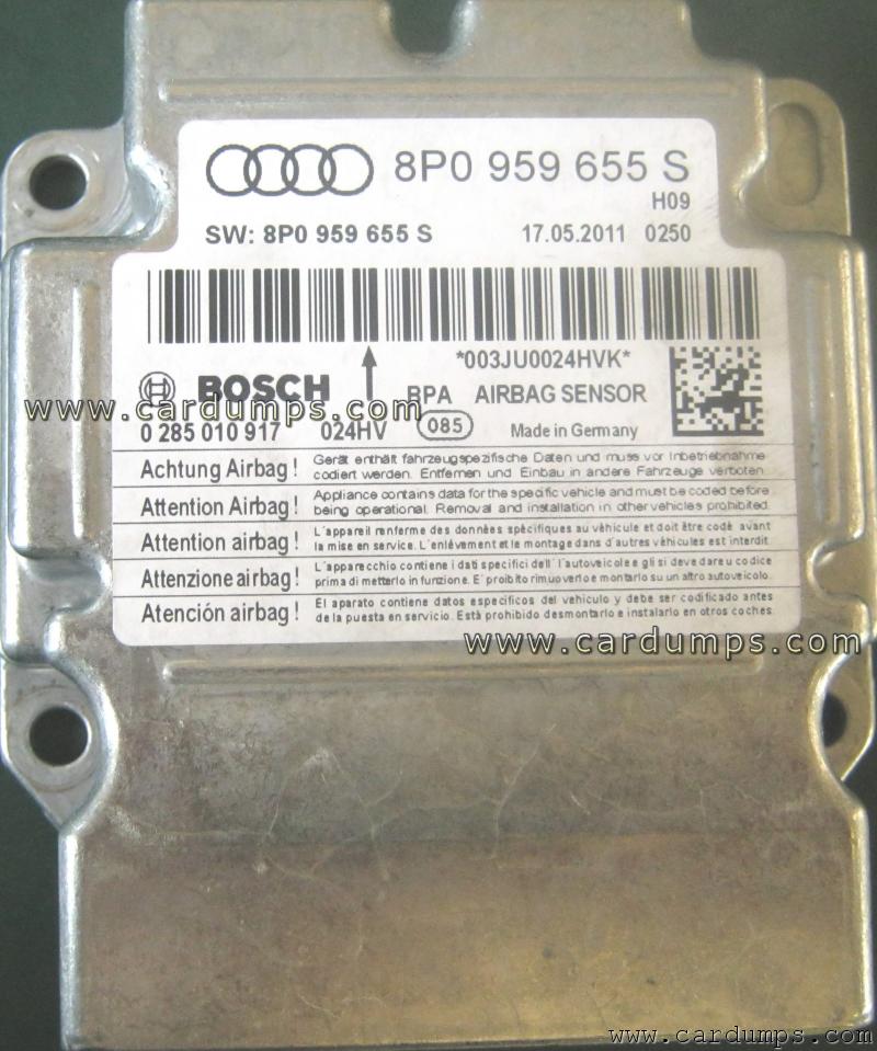 Audi A3 2011 airbag 95640 8P0 959 655 S Bosch 0 285 010 917