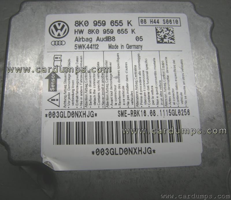 Audi A4 2012 airbag 25640 8K0 959 655 K  Siemens 5WK44112