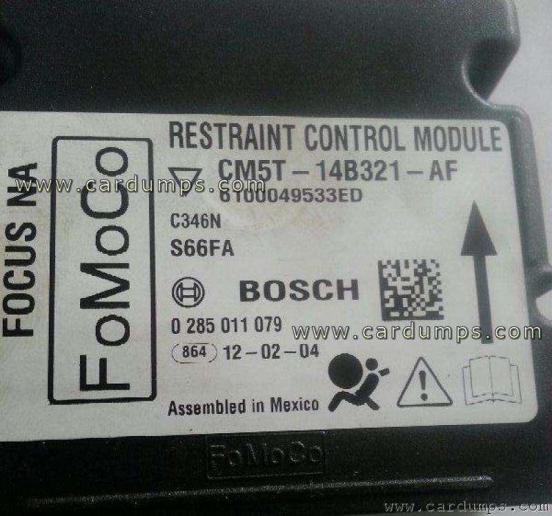 Ford Fiesta airbag 95640 CM5T 14B321 AF Bosch 0 285 011 079