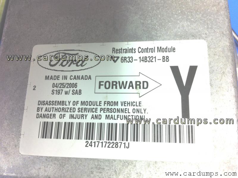 Ford Mustang 2006 airbag 95160 6R33-14B321-BB