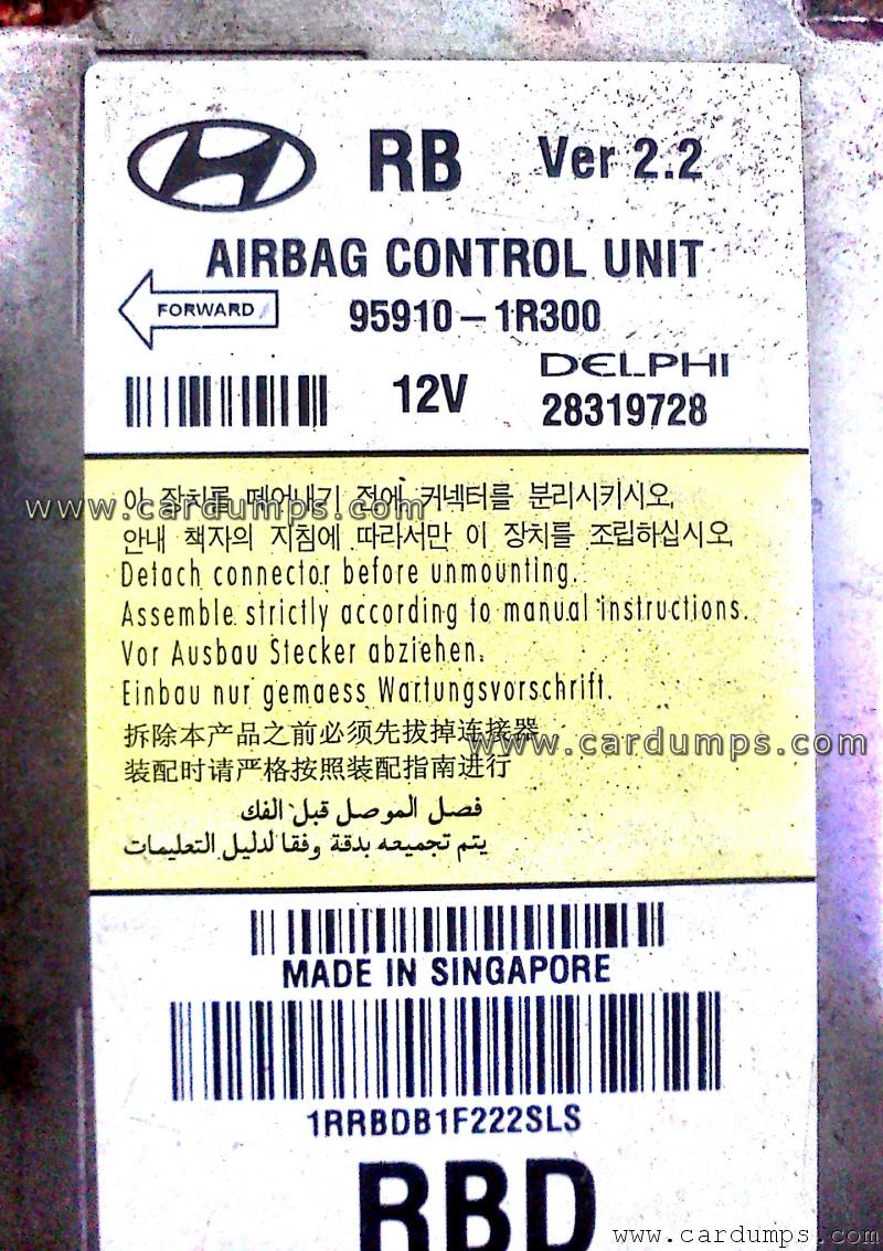 Hyundai Accent airbag 95320 95910-1R300 Delphi  28319728