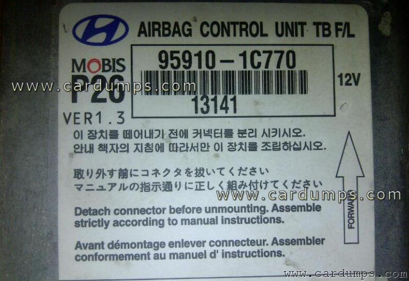 Hyundai Getz airbag 25320 95910-1C770