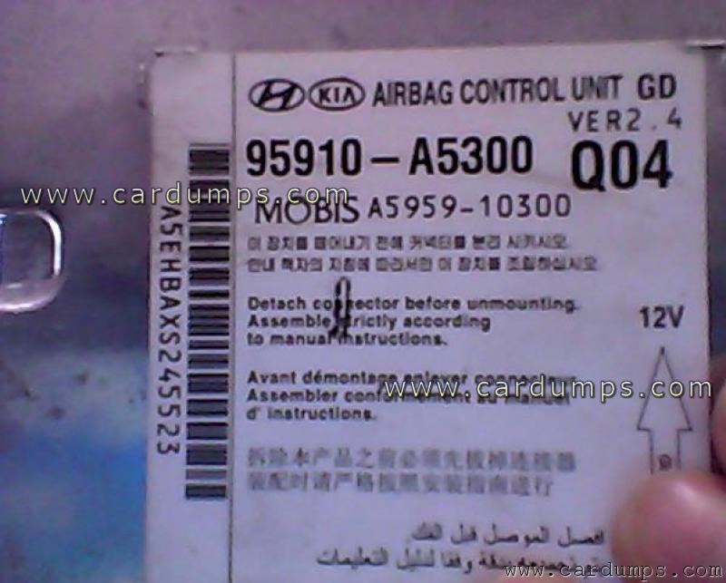 Hyundai i30 airbag 95128 95910-A5300 Mobis A5959-10300