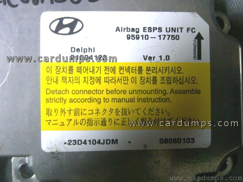 Hyundai Matrix airbag 68HC08AS20 95910-17750 Delphi 21004123