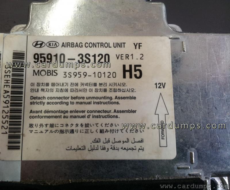 Hyundai Sonata airbag 95128 95910-3S120 Mobis 3S959-10120
