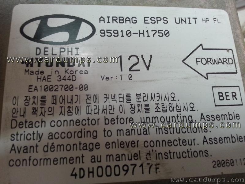 Hyundai Terracan airbag 68HC11E20 95910-H1750 Delphi