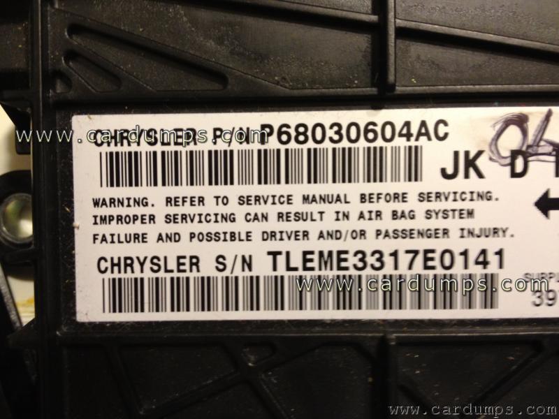 Jeep Wrangler airbag 25640 P68030604AC