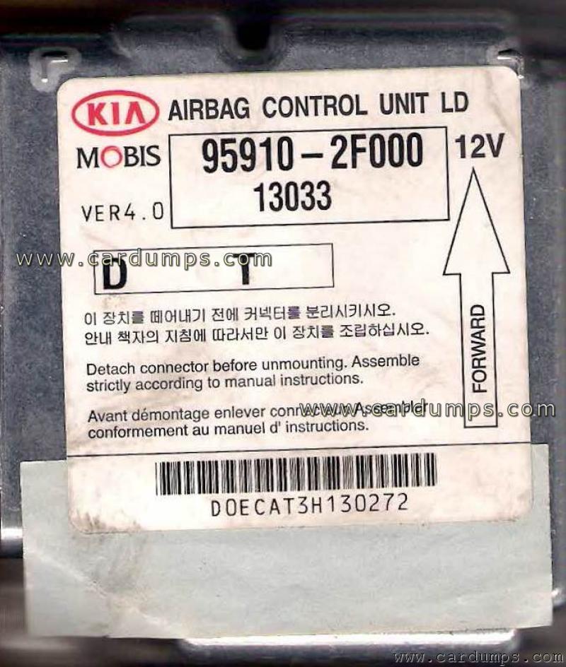 Kia Cerato airbag 25320 95910-2F000  Mobis 13033