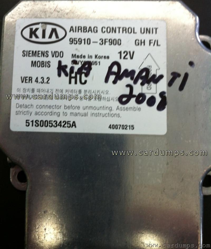Kia Opirus airbag 95160 95910-3F900 Siemens 5WY67051