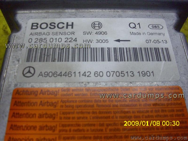 Mercedes W639 airbag 95320 A 906 446 11 42 Bosch 0 285 010 224