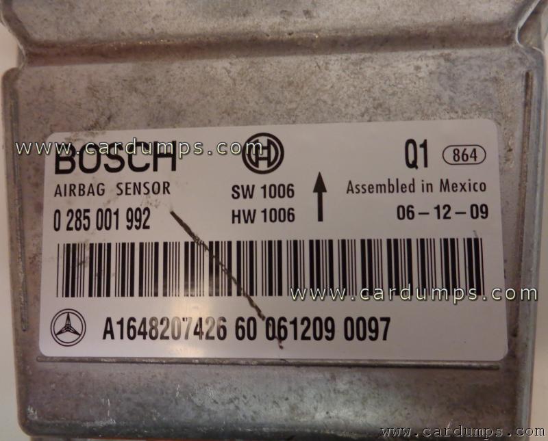 Mercedes W164 airbag 95640 A1648207426 Bosch 0 285 001 992