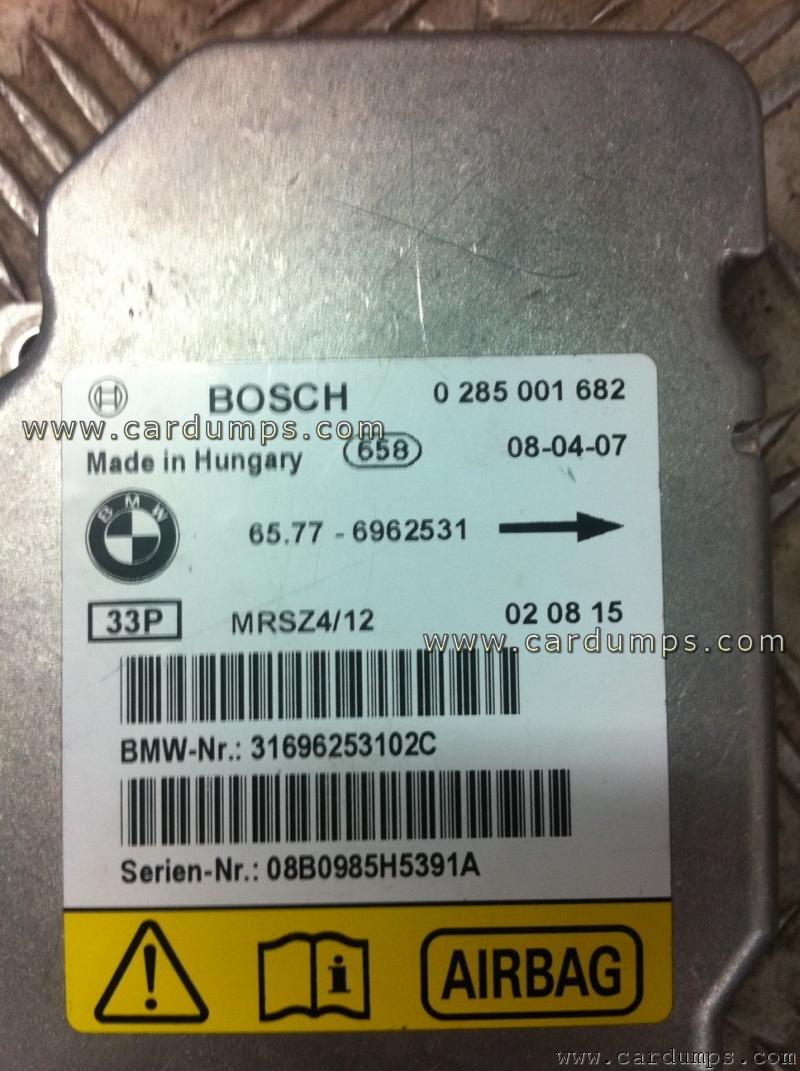 MINI Cooper 2011 airbag 68HC912D60 65.77-6962531 Bosch 0 285 001 682