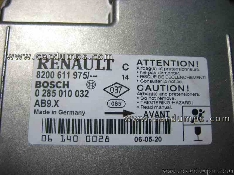 Renault Clio airbag 95160 8200 611 975 Bosch 0 285 010 032