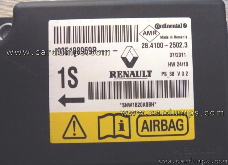 Renault Megane 2011 airbag 95640 985108969R Continental