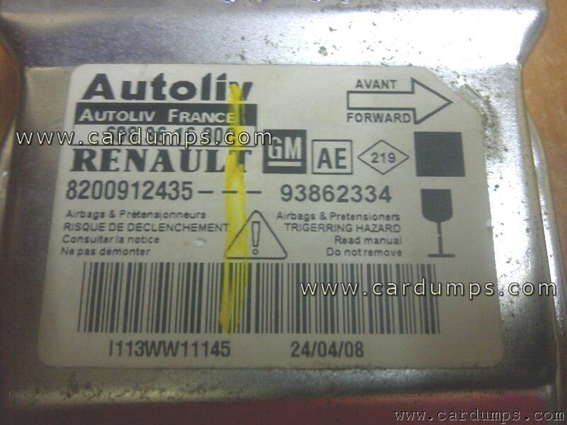 Renault Trafic airbag 95160 608 36 16 00 C Autoliv 8200 912 435