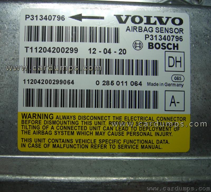 Volvo S60 airbag 95128 P31340796 Bosch 0 285 011 064