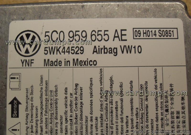 Volkswagen Jetta airbag 95640 5C0 959 655 AE 5WK44529