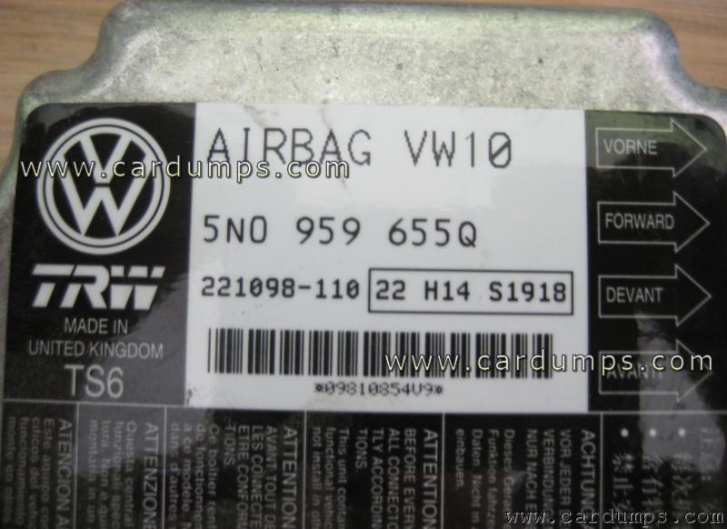 Volkswagen Passat airbag 95640 5N0 959 655 Q TRW 221098-110