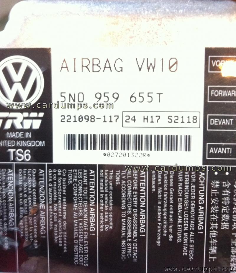 Volkswagen Passat airbag 95640 5N0 959 655 T TRW 221098-117