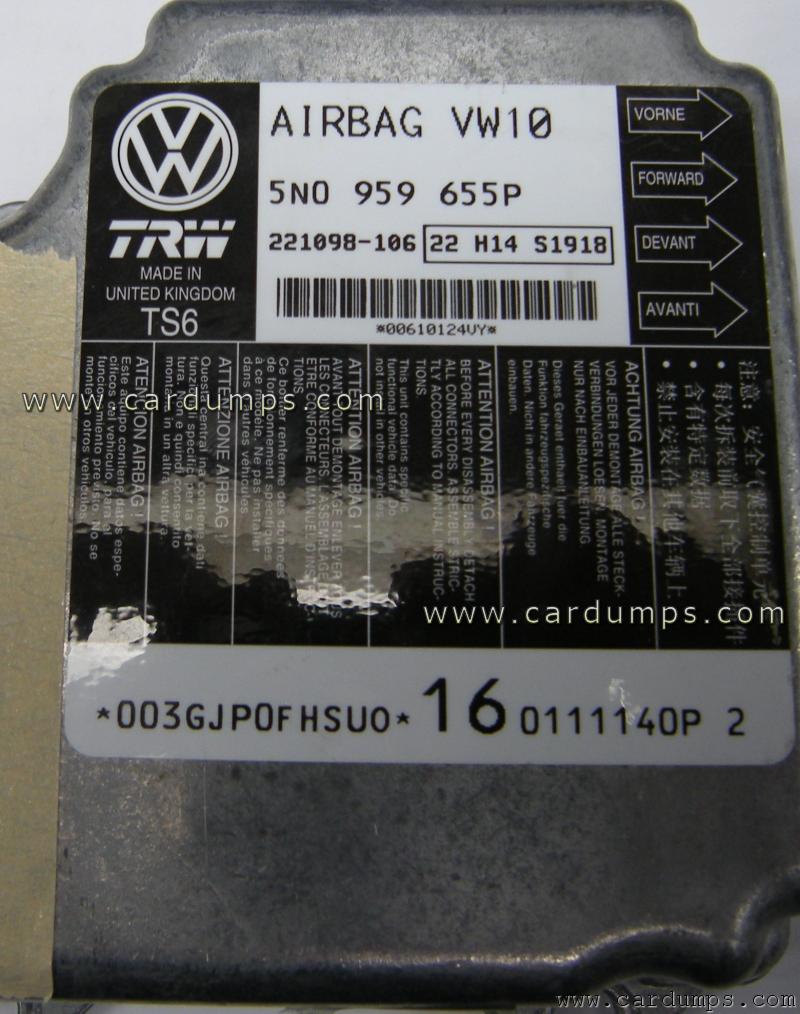 Volkswagen Tiguan airbag 95640 5N0 959 655 P TRW 221098-106