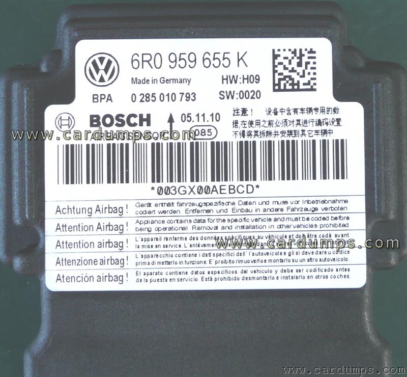 Volkswagen Polo 2011 airbag 95320 6R0 959 655 K Bosch 0 285 010 793
