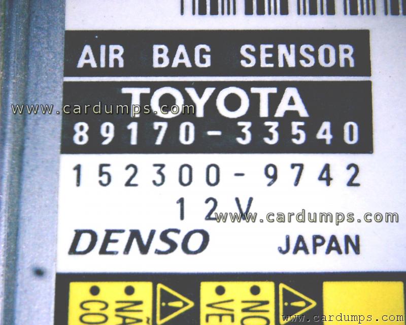 Lexus ES 350 2009 airbag 93c66 89170-33540 Denso 152300-9742