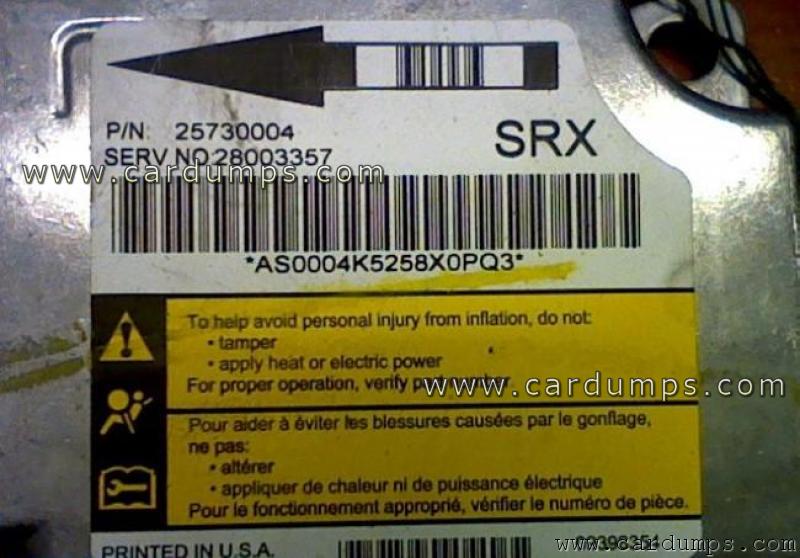 Cadillac SRX 2006 airbag 9S12DT128 25730004