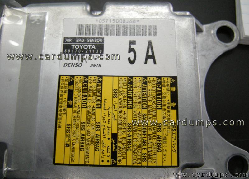 Scion tC 2012 airbag 93c66 89170-21130 Denso 150300-7150