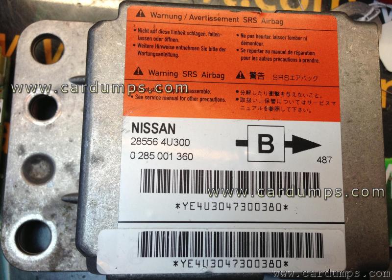 Nissan Almera airbag 68HC912B32 28556 4U300 Bosch 0 285 001 360