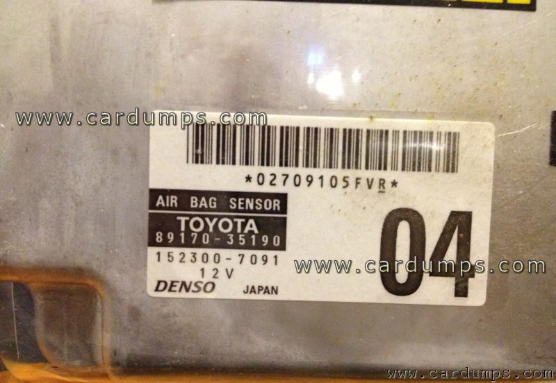 Toyota 4Runner airbag 93c56 89170-35190 Denso 152300-7091