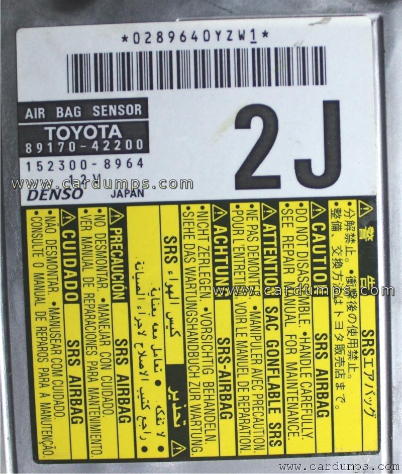 Toyota Rav 4 airbag 93с66 89170-42200 Denso 152300-8964