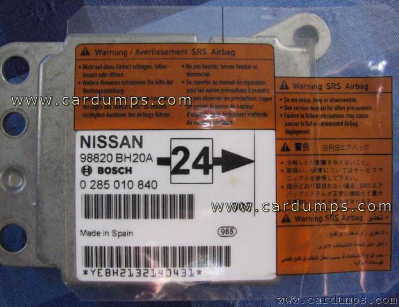 Nissan Note airbag 24c08 98820 BH20A Bosch 0 285 010 840