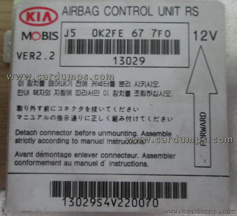 Kia Carens airbag 24c04 J5 0K2FE 67 7F0 Mobis 13029