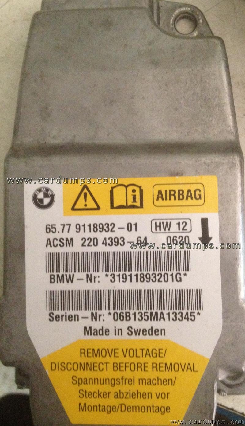 BMW E64 airbag 95128 65.77 9118932-01