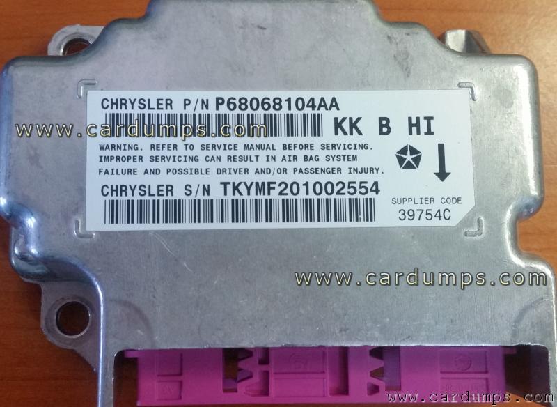 Jeep Cherokee airbag 95256 P68068104AA