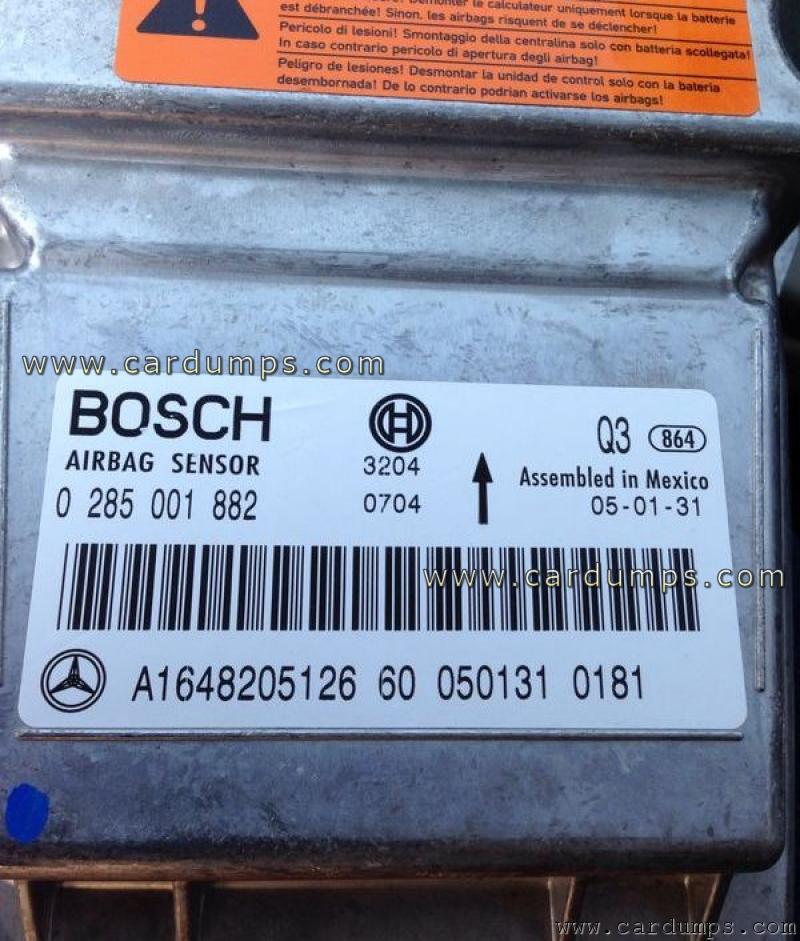 Mercedes W164 airbag 95640 A 164 820 51 26 Bosch 0 285 001 882
