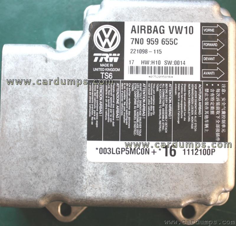 Volkswagen Sharan airbag 95640 7N0 959 655 C TRW 221098-115