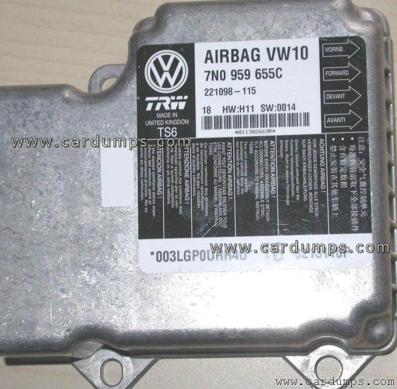Volkswagen Sharan airbag 95640 7N0 959 655 C TRW 221098-115