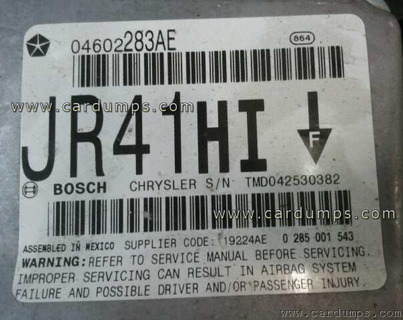 Chrysler Sebring airbag 95320 TMD042530382 Bosch 0 285 001 543