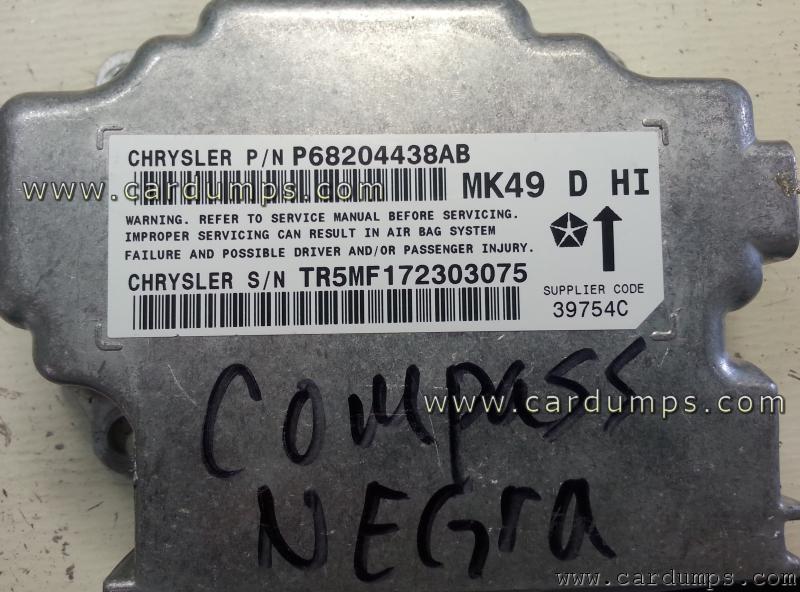 Jeep Compass 2013 airbag 95256 P68204438AB