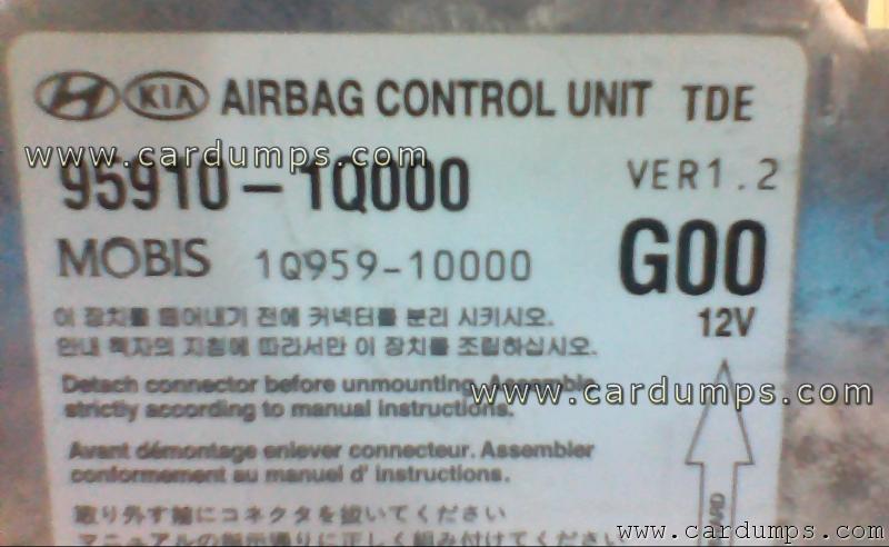 Kia Forte airbag 95256 95910-1Q000 Mobis 1Q959-10000