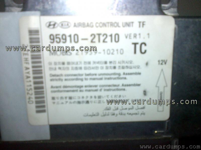 Kia Optima 2012 airbag 95128 95910-2T210 Mobis 2T959-10210