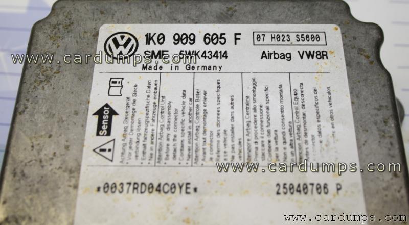 Volkswagen Golf airbag 95160 1K0 909 605 F 5WK43414