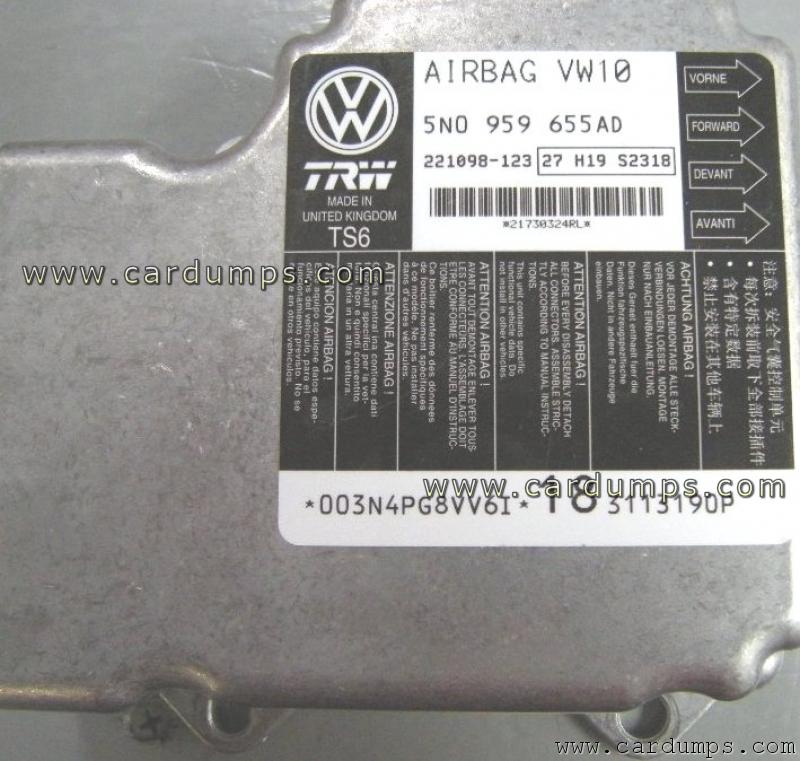 Volkswagen Tiguan airbag 95640 5N0 959 655 AD TRW 221098-123